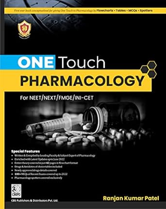 One Touch Pharmacology For Neet/Next/Fmge/Ini/Cet (PB)