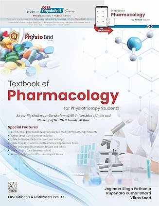 Textbook Of Pharmacology For Physiotherapy Students (PB)