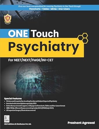 One Touch Psychiatry For Neet/Next/Fmge/Ini-Cet (Pb)