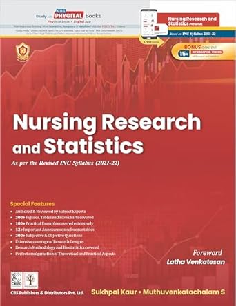 Nursing Research And Statistics As Per The Revised Inc Syllabus (2021-2022) (PB)