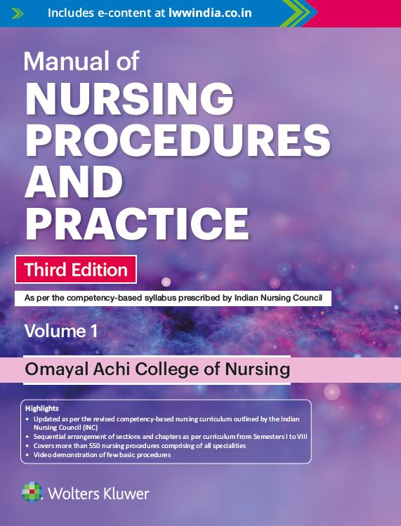 Manual of Nursing Procedures and Practice – (Vol 2 Set), 3ed