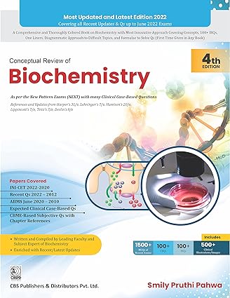 Conceptual Review Of Biochemistry 4e (PB)