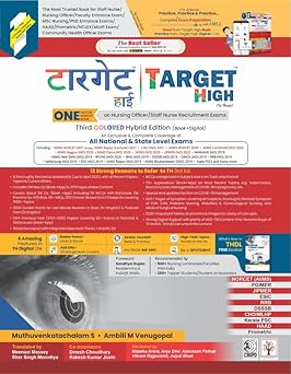 Target High (In Hindi) One Nation One Book On Nursing Officer Staff Nurse Recruitment Exam 3e (PB)