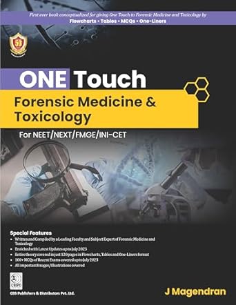 One Touch Forensic Medicine And Toxicology For Neet/Next/FMGE/Ini-Cet (PB)