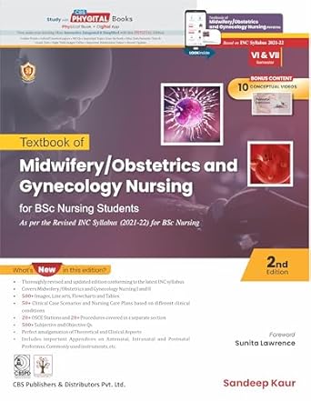 Textbook Of Midwifery Obstetrics And Gynecology Nursing For Bsc Nursing Students 2Ed(PB)