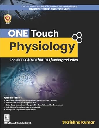 One Touch Physiology For Neet Pg/Fmge/Nin-Cet/Undergraduates (PB)