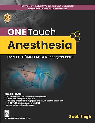 One Touch Anesthesia For Neet Pg/Fmge/Ini-Cet/Undergraduate (PB)